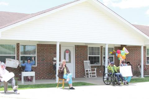 Parade held for Pioneer residents 