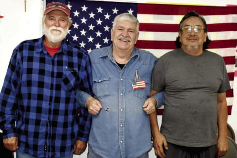 Stanley Hill, Jim Finley and Dennis Pigeon