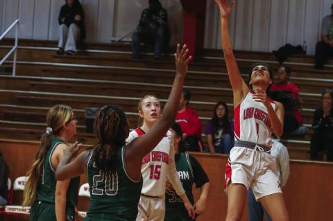 Lady Chieftains defeat Graham- Dustin 45-10