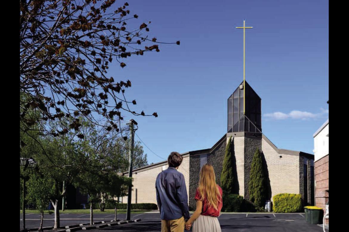 LOCAL COUPLE SEARCHING FOR CHURCH WHERE NO ONE WILL USE THE PHRASE ‘LOVE ON YOU’