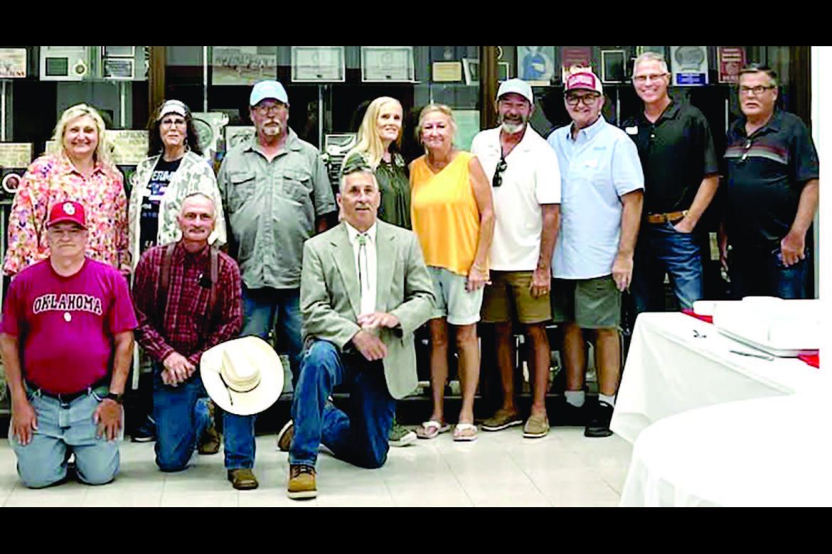 WETUMKA CLASS OF 1980 CELEBRATES 45 YEARS... The WHS Class of 1980 recently gathered for their class reunion in Wetumka. Pictured above are: Back Row (L-R): Kathy Grove, Jena Sams, Brady Benjamen, Beth Dean, Rita Collins, Ford Benham, Mike Winters, Earl P
