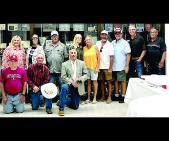 WETUMKA CLASS OF 1980 CELEBRATES 45 YEARS... The WHS Class of 1980 recently gathered for their class reunion in Wetumka. Pictured above are: Back Row (L-R): Kathy Grove, Jena Sams, Brady Benjamen, Beth Dean, Rita Collins, Ford Benham, Mike Winters, Earl P